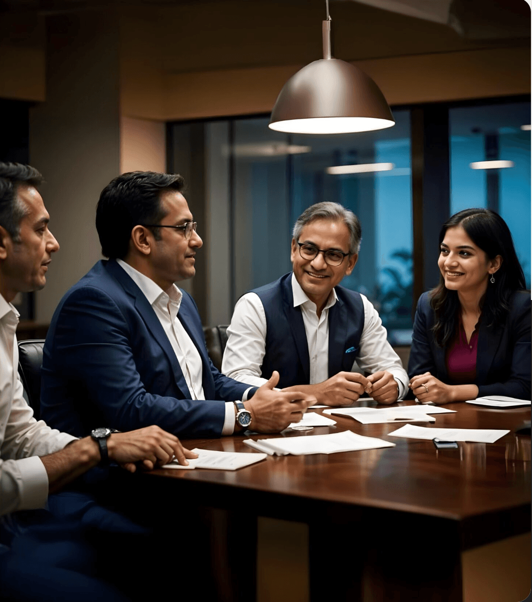 Team collaboration meeting